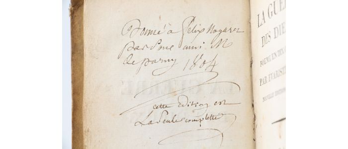 PARNY : La guerre des dieux - Signed book - Edition-Originale.com