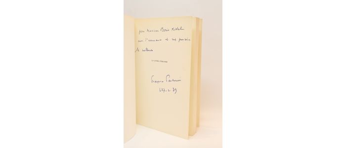 PARTURIER : La lettre d'Irlande - Autographe, Edition Originale - Edition-Originale.com