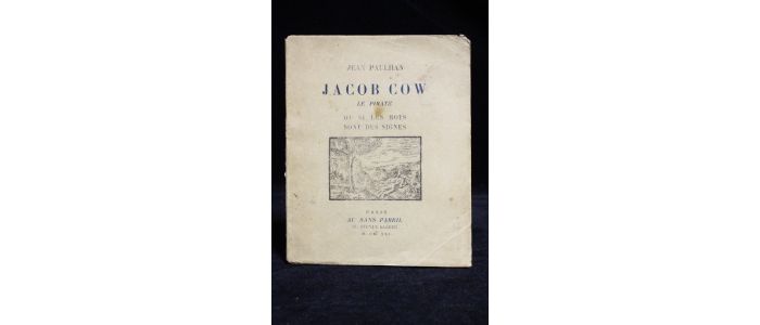 PAULHAN : Jacob cow le pirate ou les mots sont des signes - Edition Originale - Edition-Originale.com