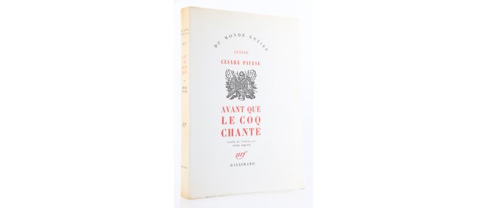 PAVESE : Avant que le Coq chante - First edition - Edition-Originale.com