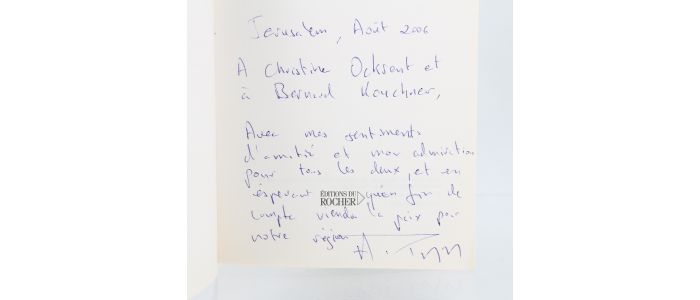 PAZNER : Les secrets d'un diplomate - Autographe, Edition Originale - Edition-Originale.com