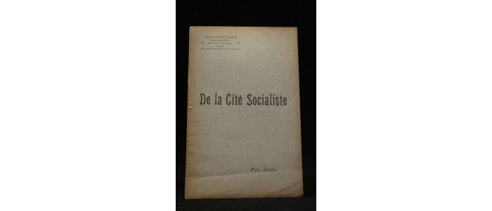 PEGUY : De la cité socialiste - Edition Originale - Edition-Originale.com