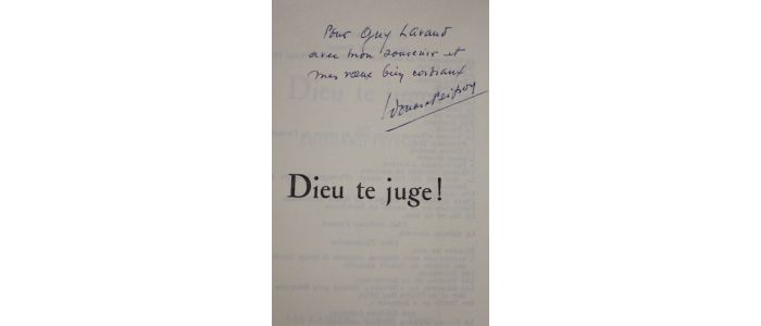 PEISSON : Dieu te juge! - Signiert, Erste Ausgabe - Edition-Originale.com