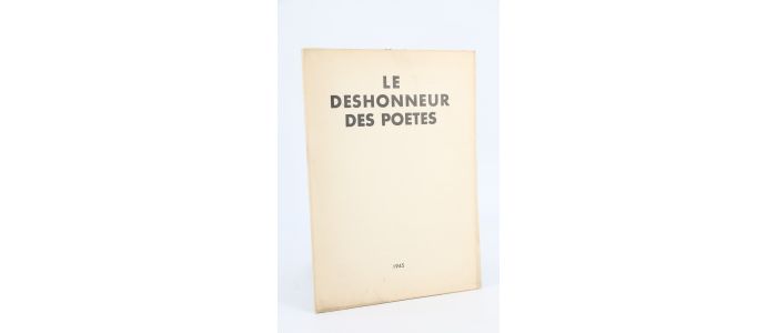PERET : Le déshonneur des poètes - Erste Ausgabe - Edition-Originale.com