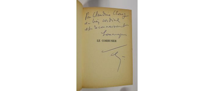 LE CORBUSIER : Le Corbusier - Signed book, First edition - Edition-Originale.com