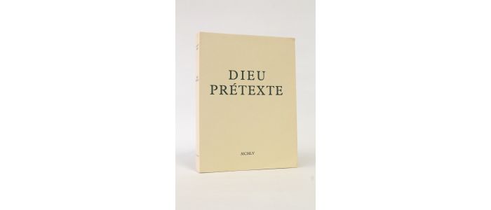 PERRY : Dieu prétexte - Prima edizione - Edition-Originale.com
