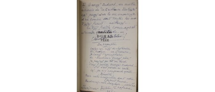 PESLOUAN : Mesdames Dumas père - Autographe, Edition Originale - Edition-Originale.com