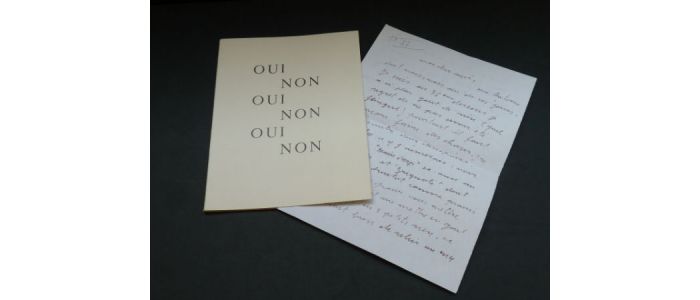 PICABIA : Oui non - Signed book, First edition - Edition-Originale.com