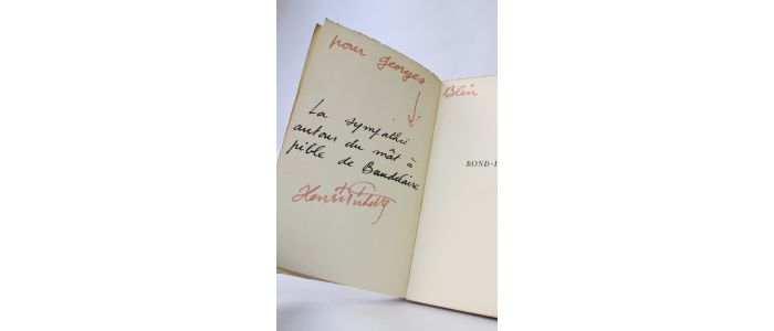 PICHETTE : Rond-Point suivi de Joyce au participe futur et de Pages pour Chaplin - Signed book, First edition - Edition-Originale.com