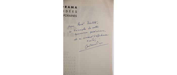 PICON : Panorama des Idées contemporaines - Autographe, Edition Originale - Edition-Originale.com