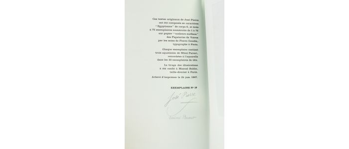PIERRE : Le ça ira - Signed book, First edition - Edition-Originale.com