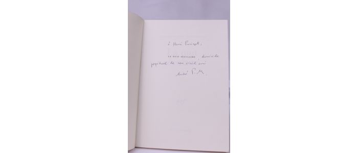 PIEYRE DE MANDIARGUES : La nuit séculaire - Autographe, Edition Originale - Edition-Originale.com
