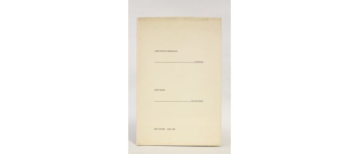 PIEYRE DE MANDIARGUES : Un mot pour un autre - Libro autografato, Prima edizione - Edition-Originale.com