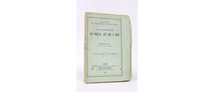 PILO : Psychologie du beau et de l'art - Erste Ausgabe - Edition-Originale.com