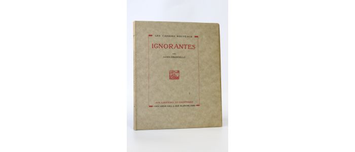 PIRANDELLO : Ignorantes - Edition Originale - Edition-Originale.com