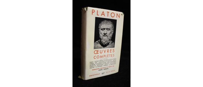 PLATON : Oeuvres complètes I - Edition-Originale.com