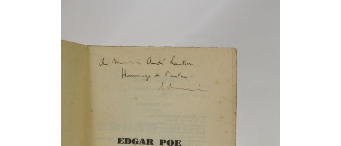 POE : Edgar Poe et les poètes français - Signed book, First edition - Edition-Originale.com
