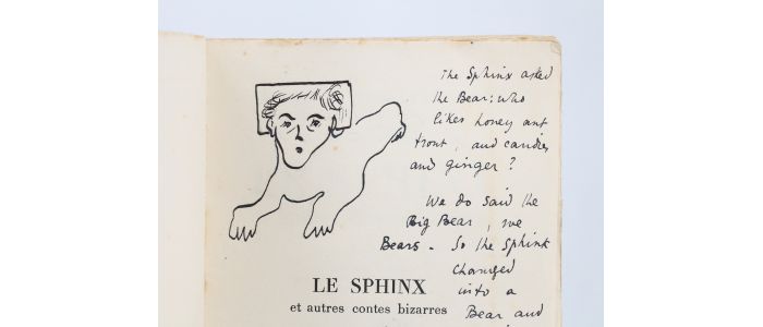 POE : Le sphinx et autres contes bizarres - Exemplaire enrichi de deux dessins originaux et d'un envoi autographe en anglais et à pleine page de Maurice Sachs - Edition Originale - Edition-Originale.com