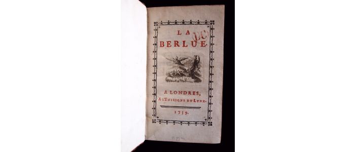 POINSINET DE SIVRY : La Berlue - Edition Originale - Edition-Originale.com