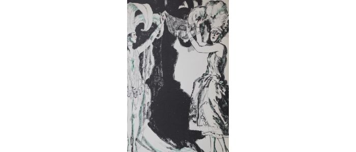 POIRET : La Mariée de l'avenir. Costumes de mariée et de demoiselle d'honneur, de Paul Poiret (pl.13, La Gazette du Bon ton, 1921 n°2) - Erste Ausgabe - Edition-Originale.com