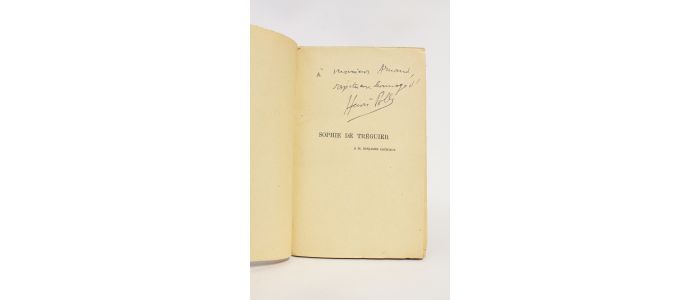 POLLES : Sophie de Tréguier - Signed book, First edition - Edition-Originale.com