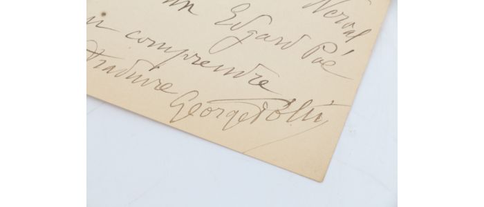 POLTI : Lettre autographe signée adressée à son ami le poète Jean Ott - Libro autografato, Prima edizione - Edition-Originale.com