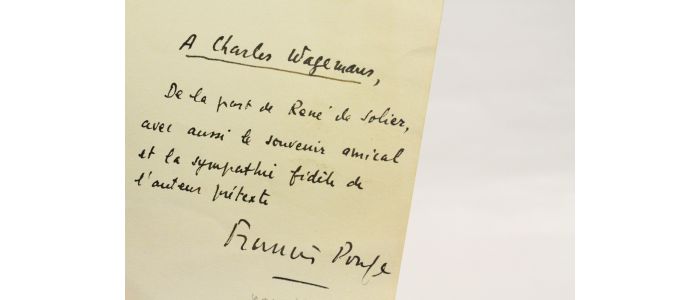 PONGE : Douze petits écrits ou l'émulsion du langage - In Synthèses N°122 - Signed book, First edition - Edition-Originale.com
