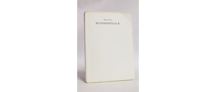 PONS : Mademoiselle B. - First edition - Edition-Originale.com