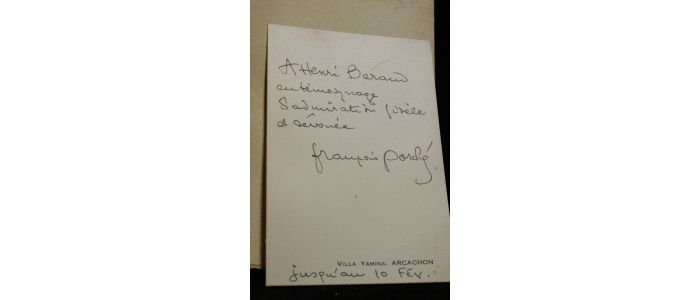 PORCHE : Poètes français depuis Verlaine - Autographe, Edition Originale - Edition-Originale.com