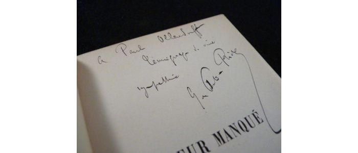 PORTO-RICHE : Bonheur manqué, carnet d'un amoureux - Autographe, Edition Originale - Edition-Originale.com