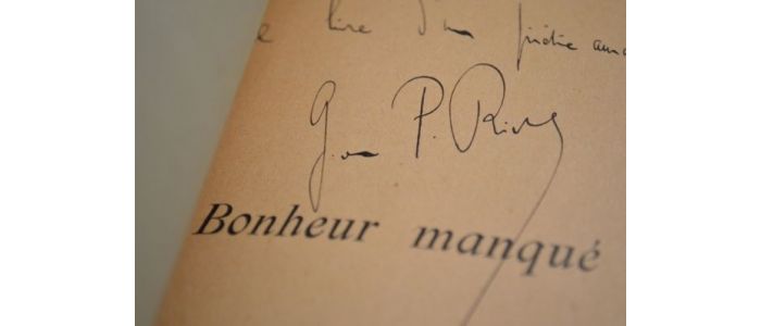 PORTO-RICHE : Les Malefilâtre. - Bonheur manqué. - Quelques vers d'autrefois - First edition - Edition-Originale.com