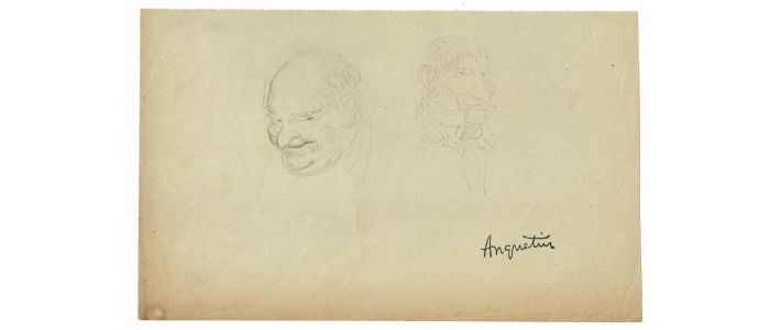 Portraits 3 - Crayon sur papier - Libro autografato, Prima edizione - Edition-Originale.com