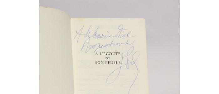 POUGATCH : A l'écoute de son peuple - Signed book, First edition - Edition-Originale.com