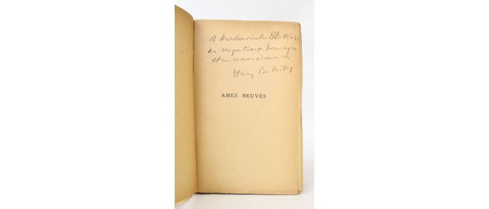 POULAILLE : Ames neuves - Signiert, Erste Ausgabe - Edition-Originale.com