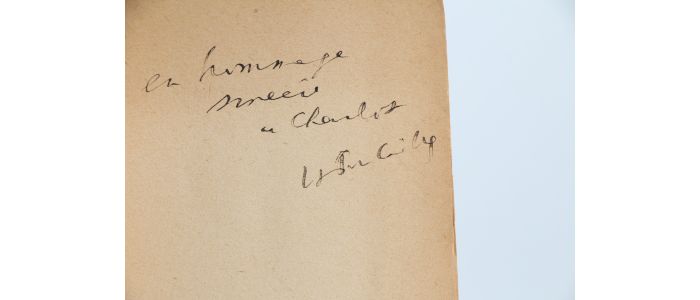 POULAILLE : Charles Chaplin précédé de Un Soir avec Charlot à New-York par Paul Morand - Signiert, Erste Ausgabe - Edition-Originale.com