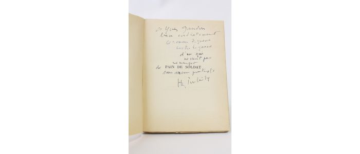 POULAILLE : Pain de soldat 1914-1917 - Autographe, Edition Originale - Edition-Originale.com