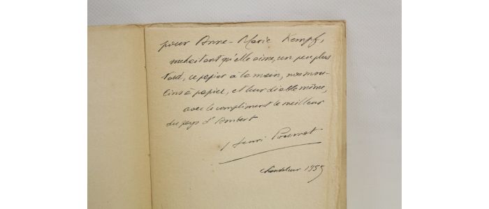 POURRAT : Le diable au moulin à papier - Signed book, First edition - Edition-Originale.com