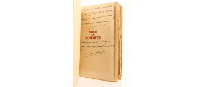 POURRAT : Sous le pommier - Autographe, Edition Originale - Edition-Originale.com