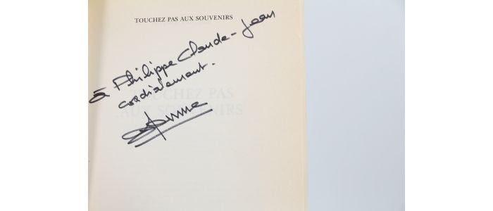 POUSSE : Touchez pas aux Souvenirs - Signed book, First edition - Edition-Originale.com