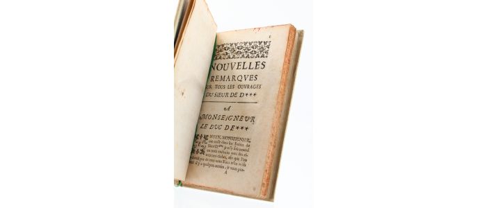 PRADON  : Nouvelles remarques sur tous les ouvrages du sieur D*** - Prima edizione - Edition-Originale.com