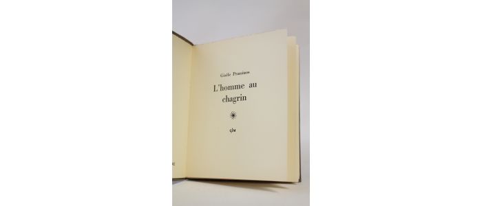 PRASSINOS : L'homme au chagrin - Prima edizione - Edition-Originale.com