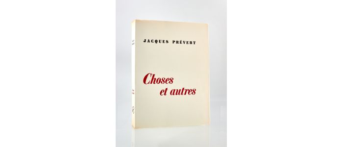 PREVERT : Choses et autres - Prima edizione - Edition-Originale.com