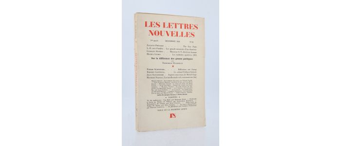 PREVERT : Les lettres nouvelles N°10 de la 1ère année - Edition Originale - Edition-Originale.com