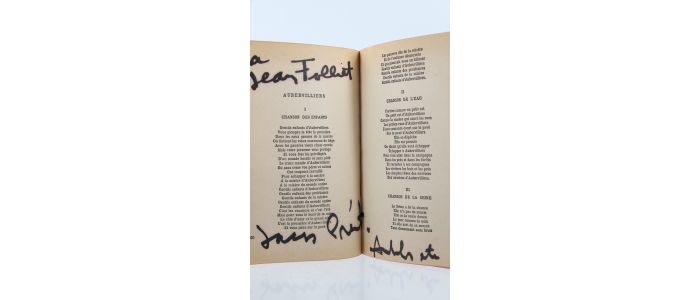 PREVERT : Spectacle - Autographe, Edition Originale - Edition-Originale.com