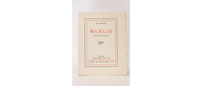 PREVOST : Merlin - Prima edizione - Edition-Originale.com
