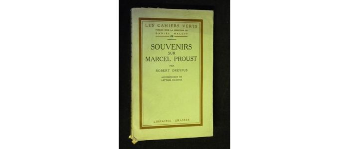 PROUST : Souvenirs sur Marcel Proust accompagnés de lettres inédites - Prima edizione - Edition-Originale.com