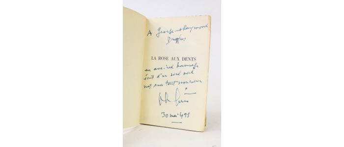 QUEANT : La rose aux dents - Signiert, Erste Ausgabe - Edition-Originale.com