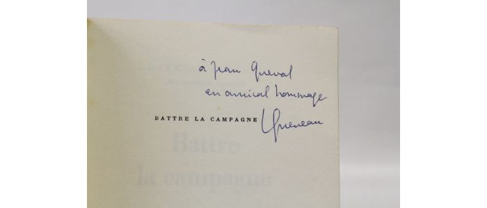 QUENEAU : Battre la campagne - Signed book, First edition - Edition-Originale.com