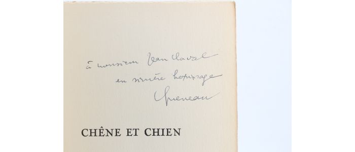 QUENEAU : Chêne et Chien - Signed book, First edition - Edition-Originale.com