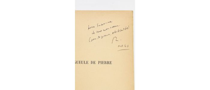 QUENEAU : Gueule de pierre - Autographe, Edition Originale - Edition-Originale.com